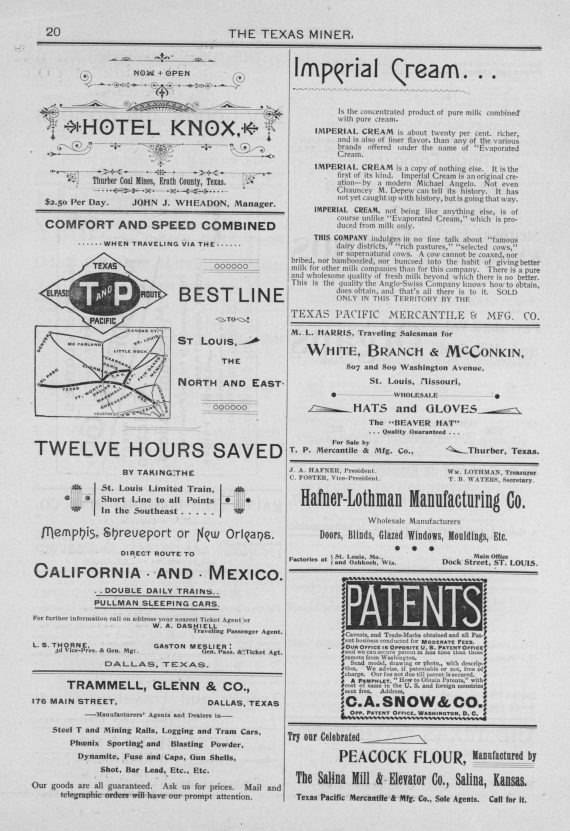The Texas Miner, Volume 2, Number 10, March 23, 1895