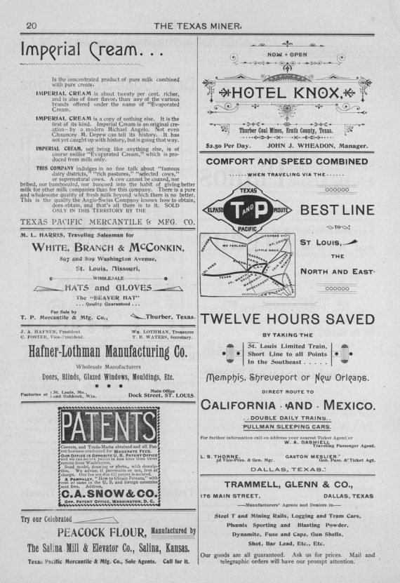 The Texas Miner, Volume 2, Number 12, April 6, 1895