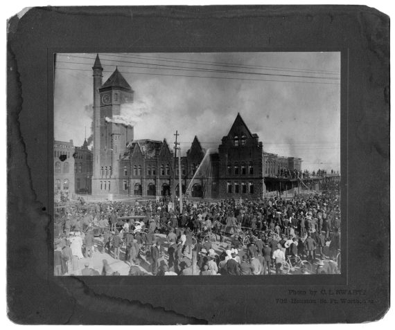 Texas & Pacific Railroad Station Fire, 1904