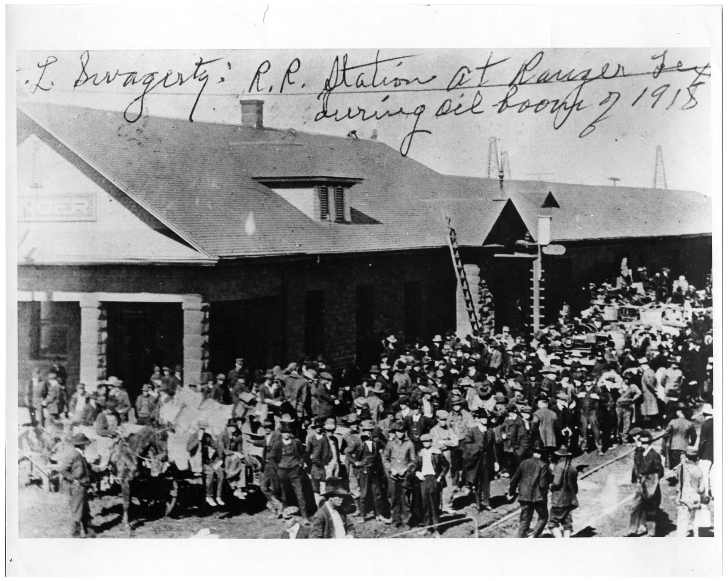 Railroad Station in Ranger, Texas