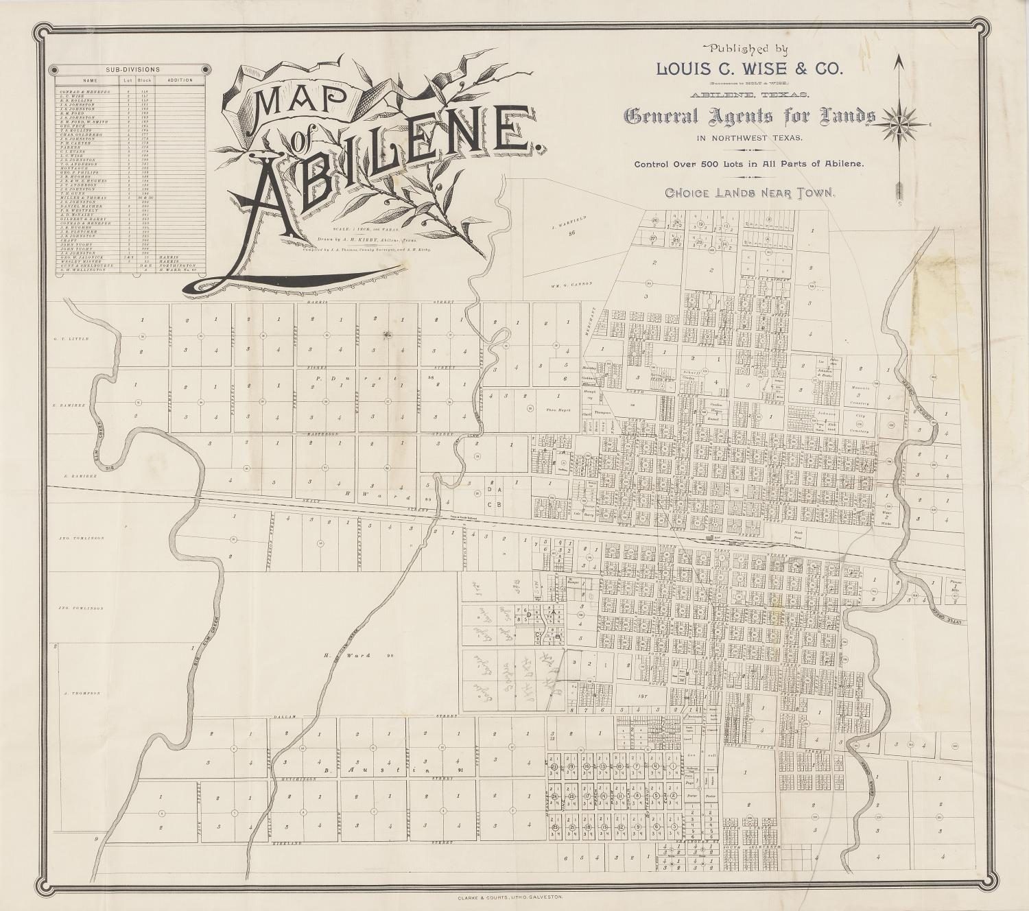 Map of Abilene