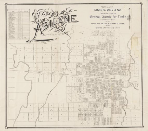 Map of Abilene