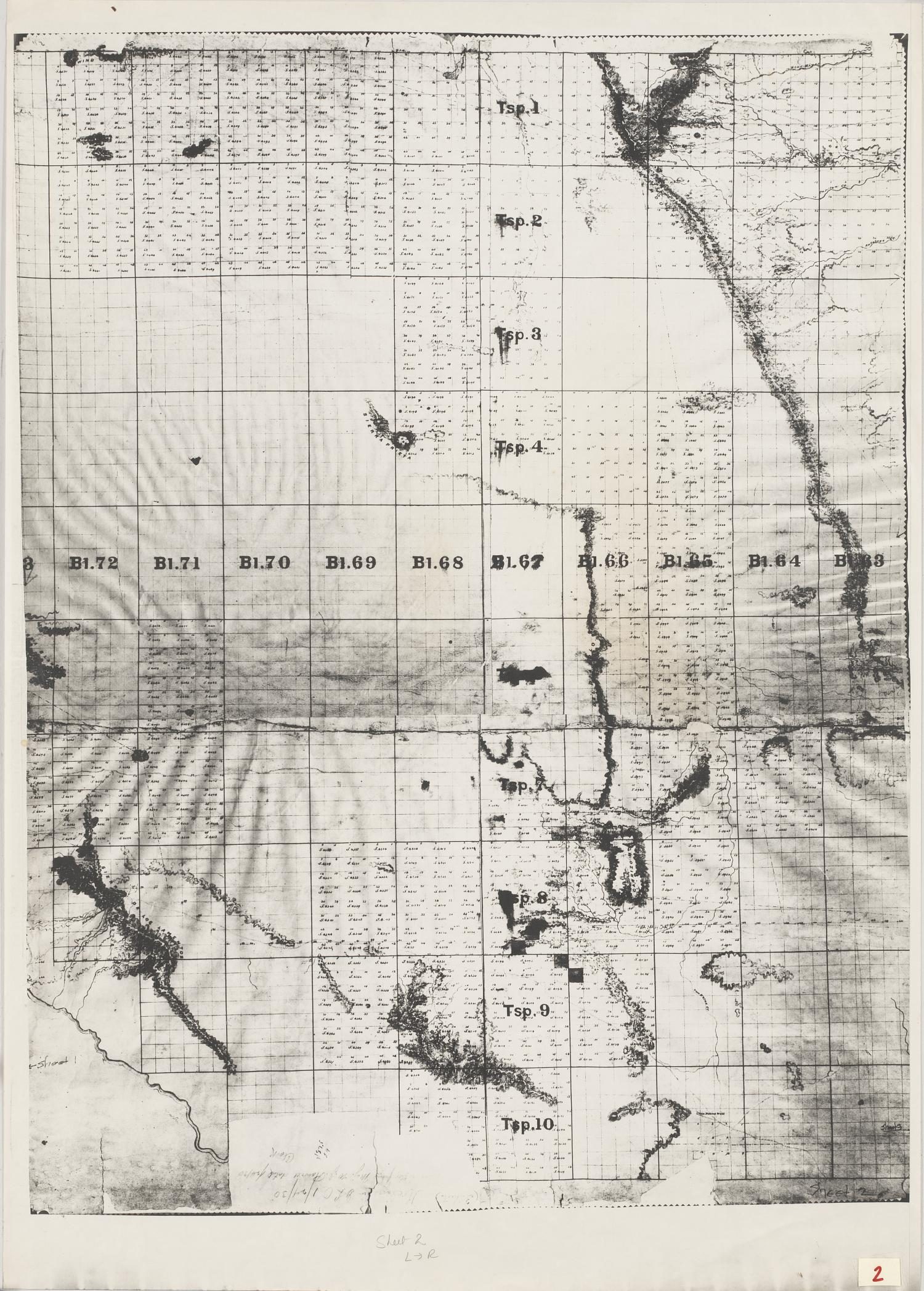 Map of the Texas and Pacific RY Reserve West of the Pecos River 2.