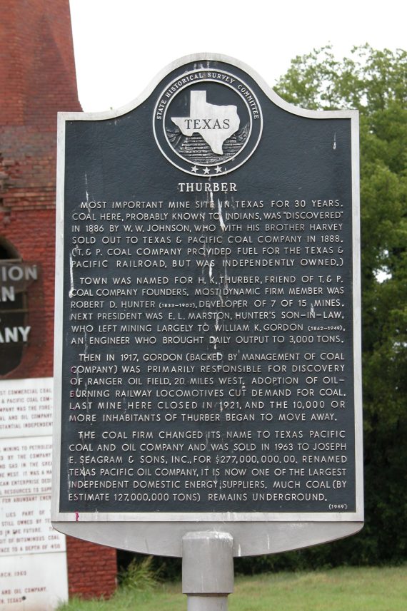 Historic plaque - Thurber
