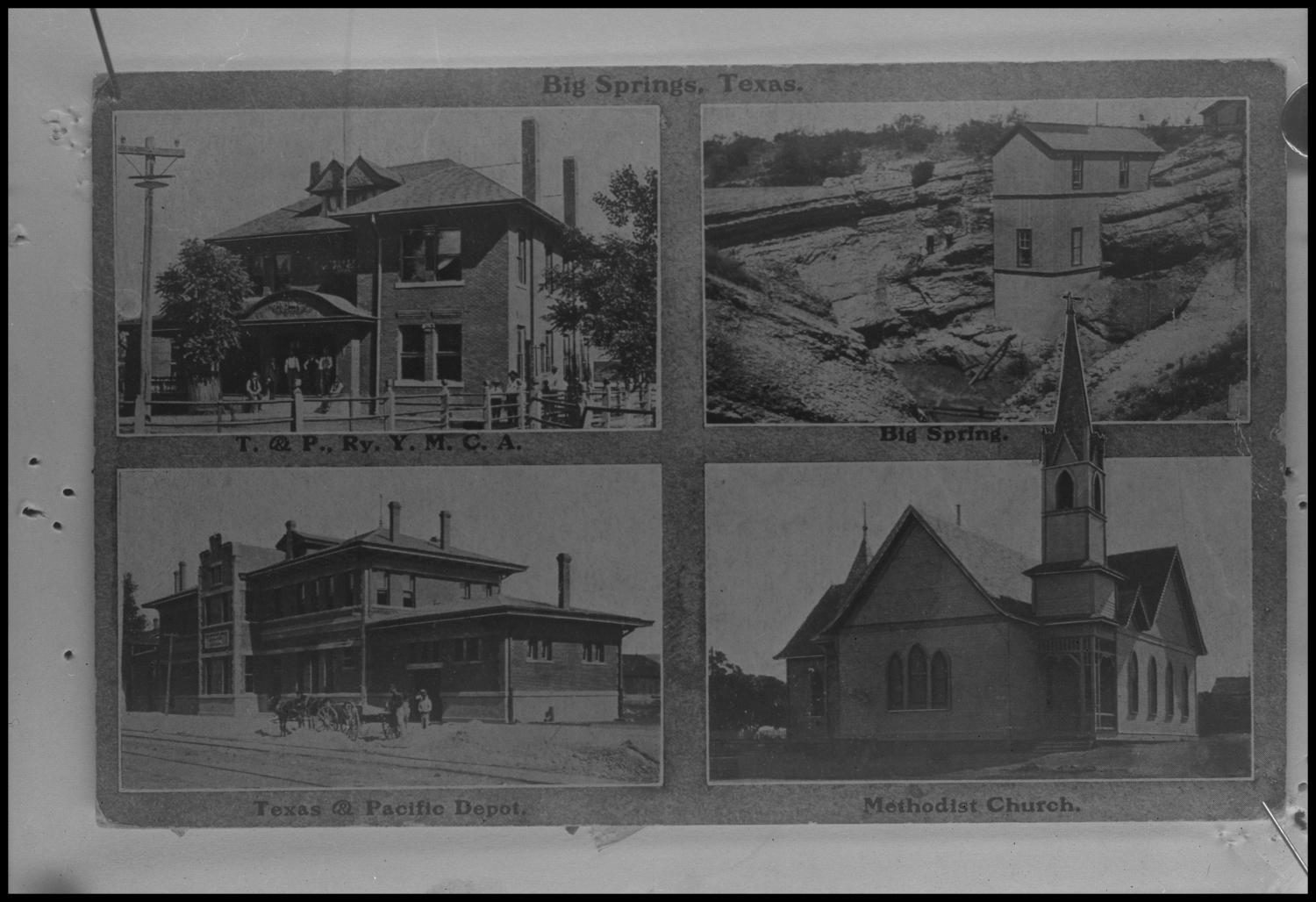 Photograph of Buildings in Big Spring, Texas