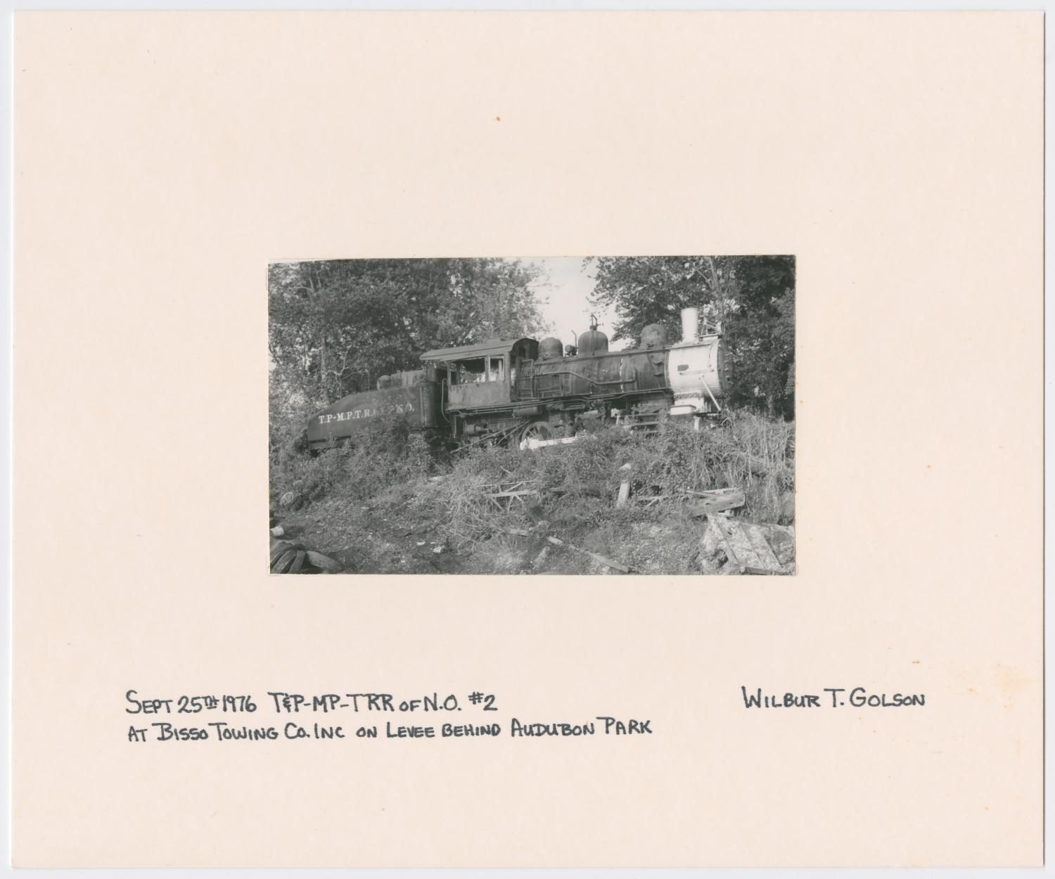 Train Engine #2 and Car - Audubon Park