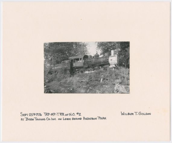 Train Engine #2 and Car - Audubon Park