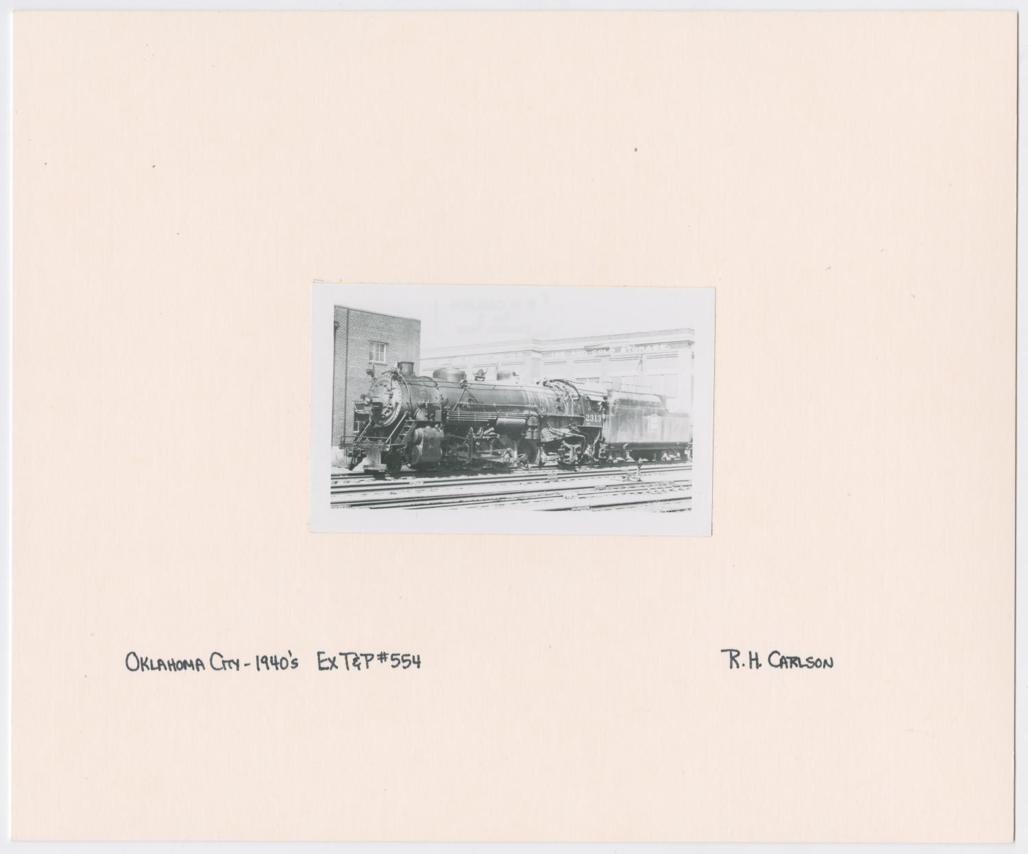 Train Engine #2313 and Car - Oklahoma City