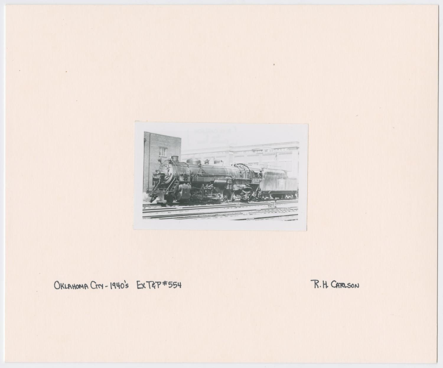 Train Engine #2313 and Car - Oklahoma City