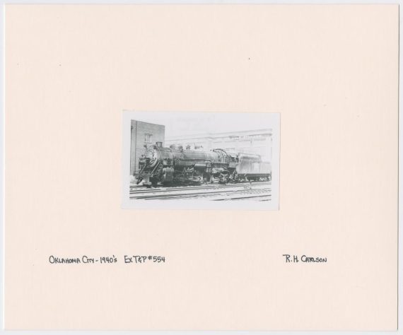 Train Engine #2313 and Car - Oklahoma City