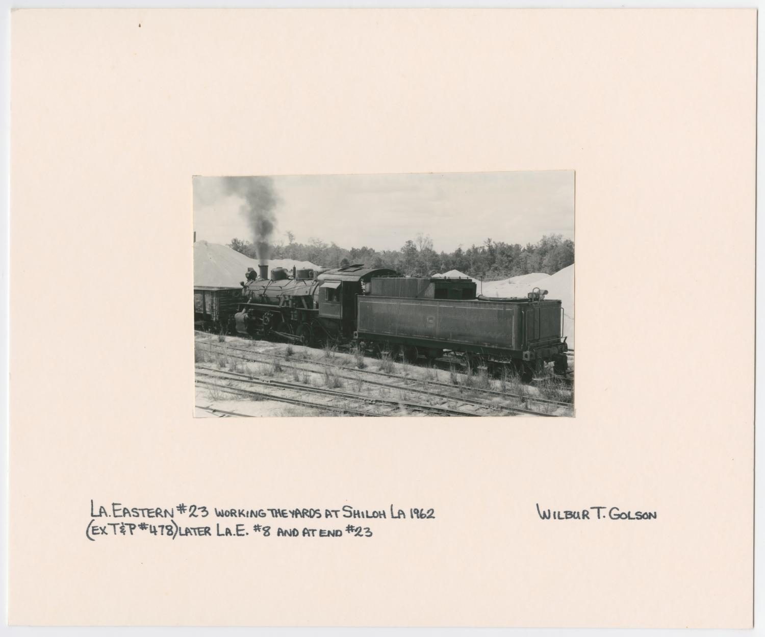 Train in a Louisiana Yard