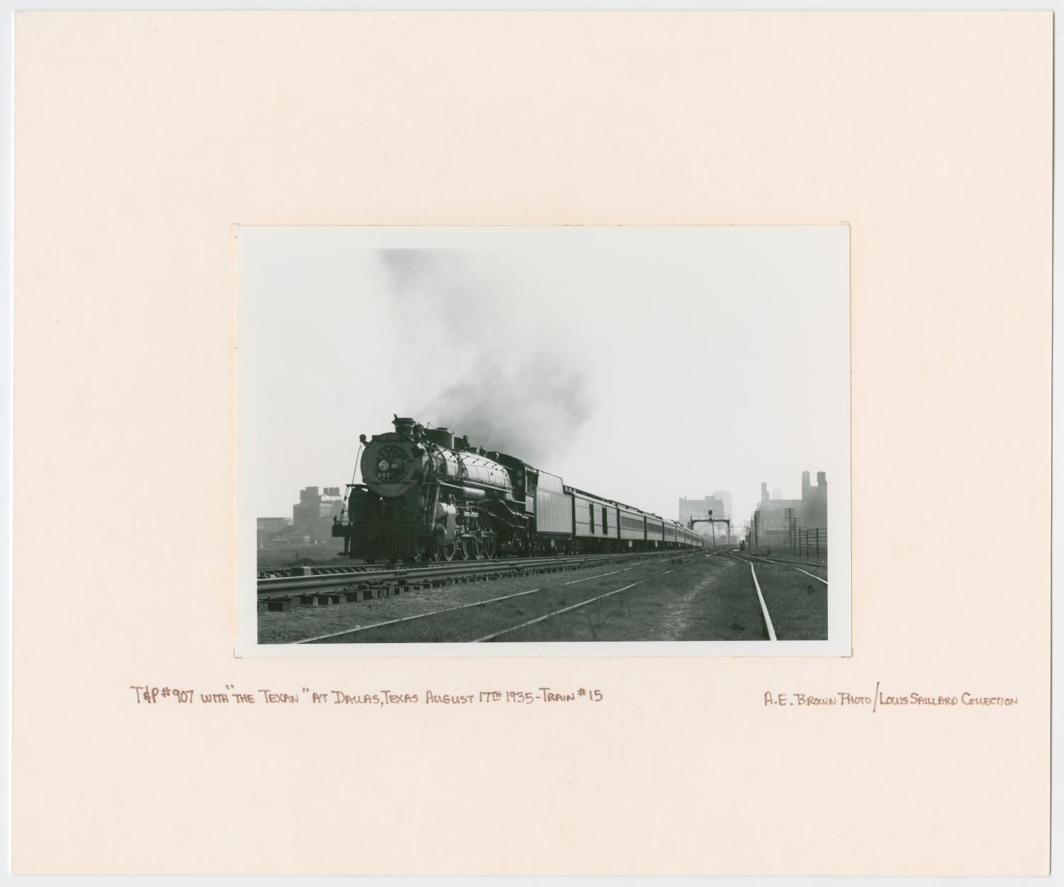 Train Engine #907 and Cars