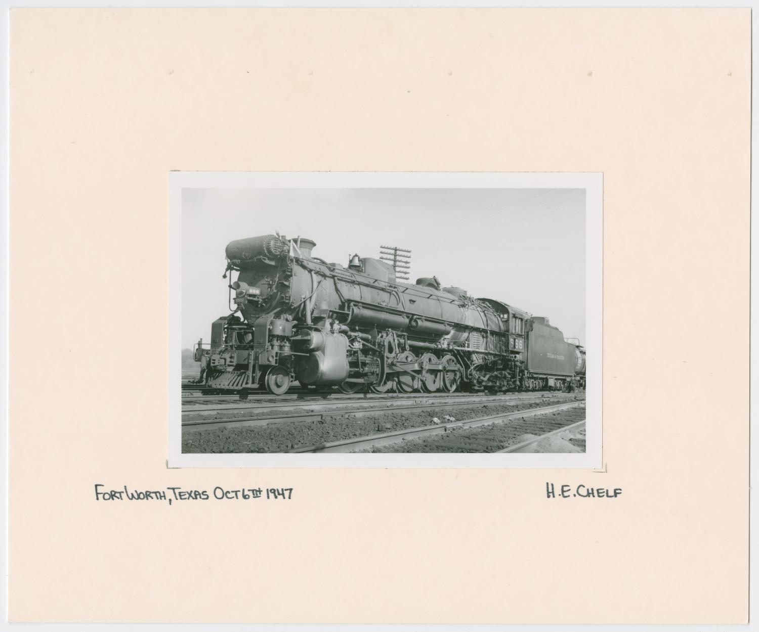 Train Engine #666 and Cars
