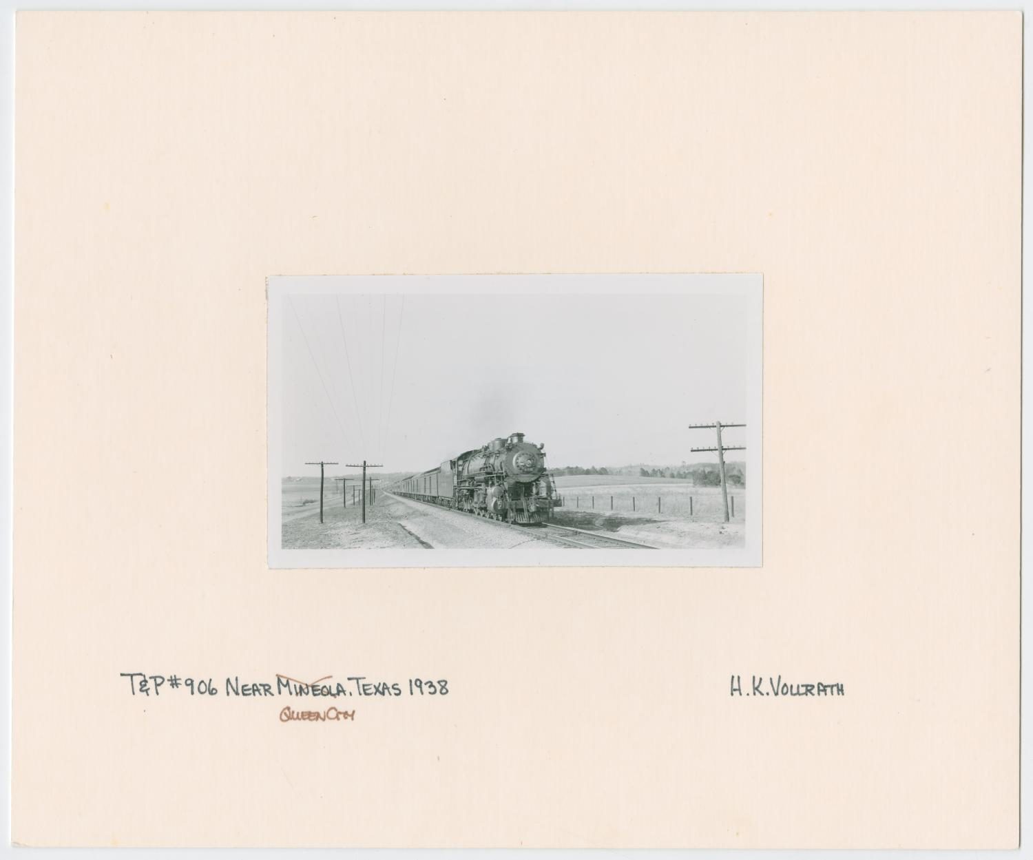 Train Engine #906 and Cars