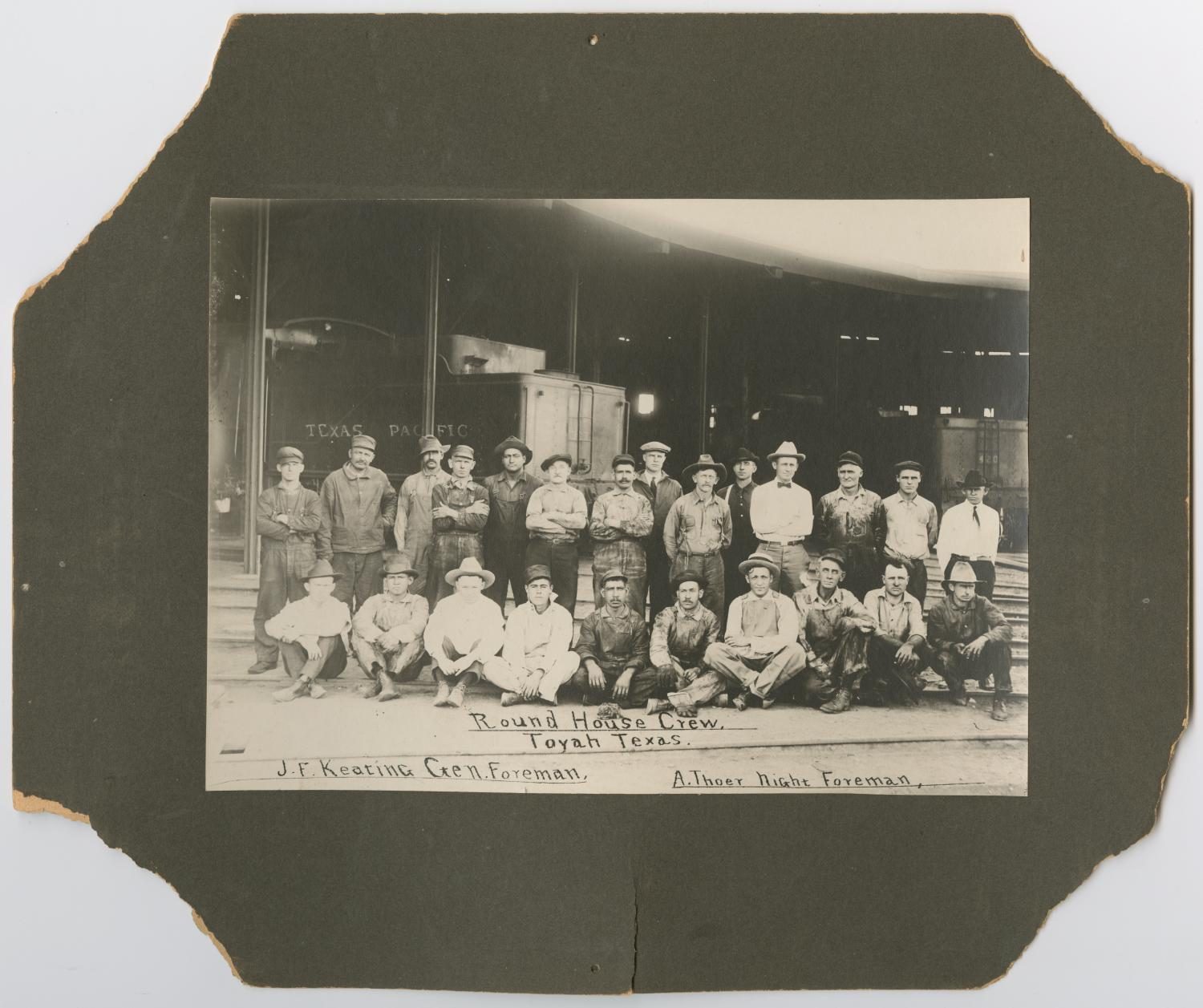 Railroad Work Crew in Toyah, Texas