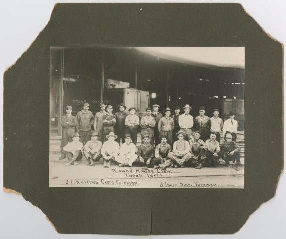 Railroad Work Crew in Toyah, Texas
