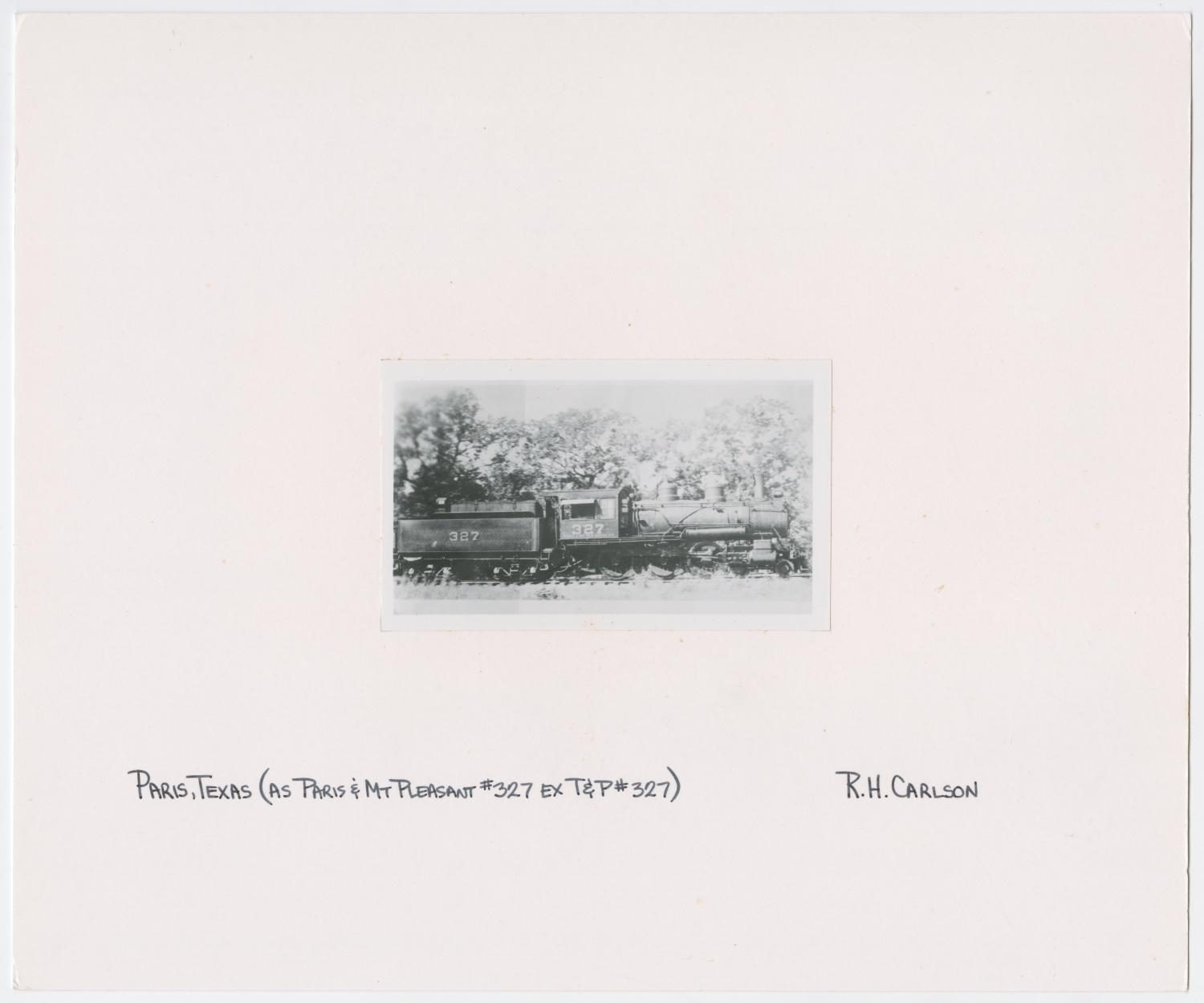 Train Engine #327 and Car