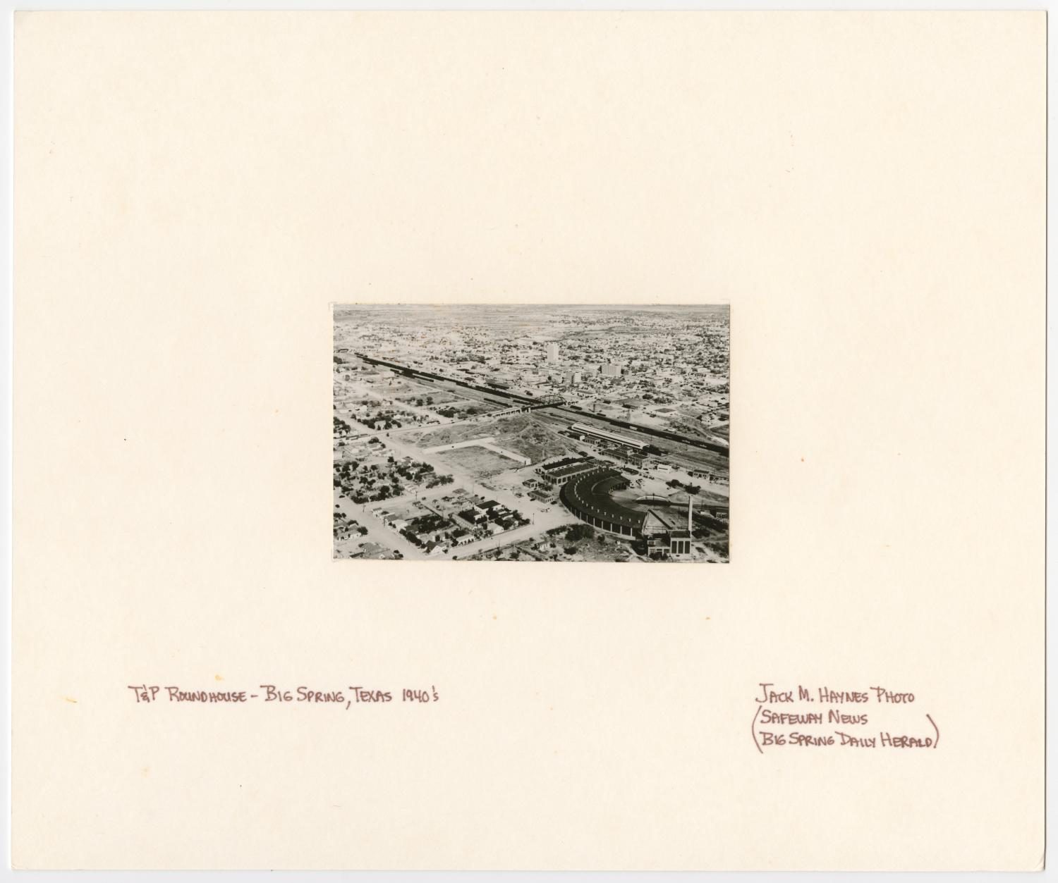 Aerial Photo of Big Springs, Texas #1