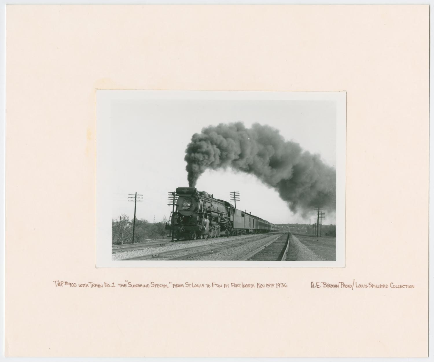 Train Engine #900 and Cars - Fort Worth, Texas