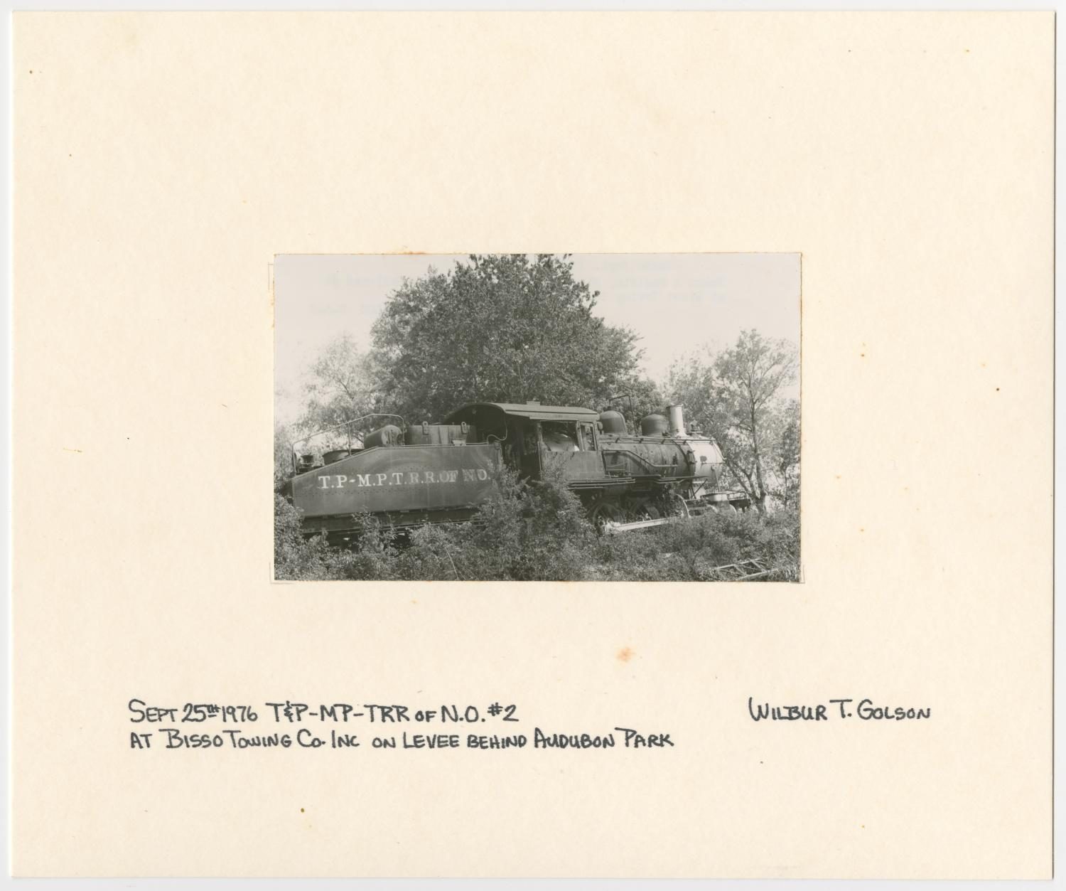 Train Engine #2 and Car at Bisso Towing Co. Inc