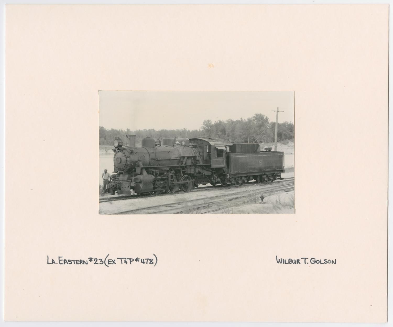 Man Next to Train #23