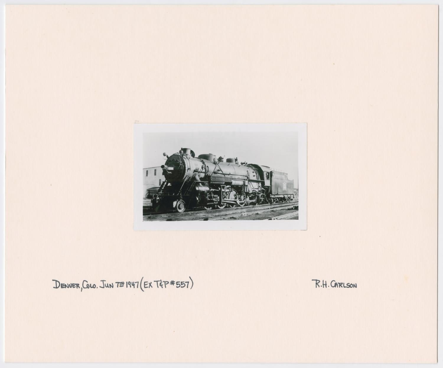 Train Engine and Car - Denver, Colorado