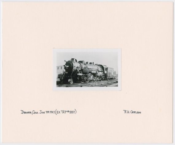 Train Engine and Car - Denver, Colorado