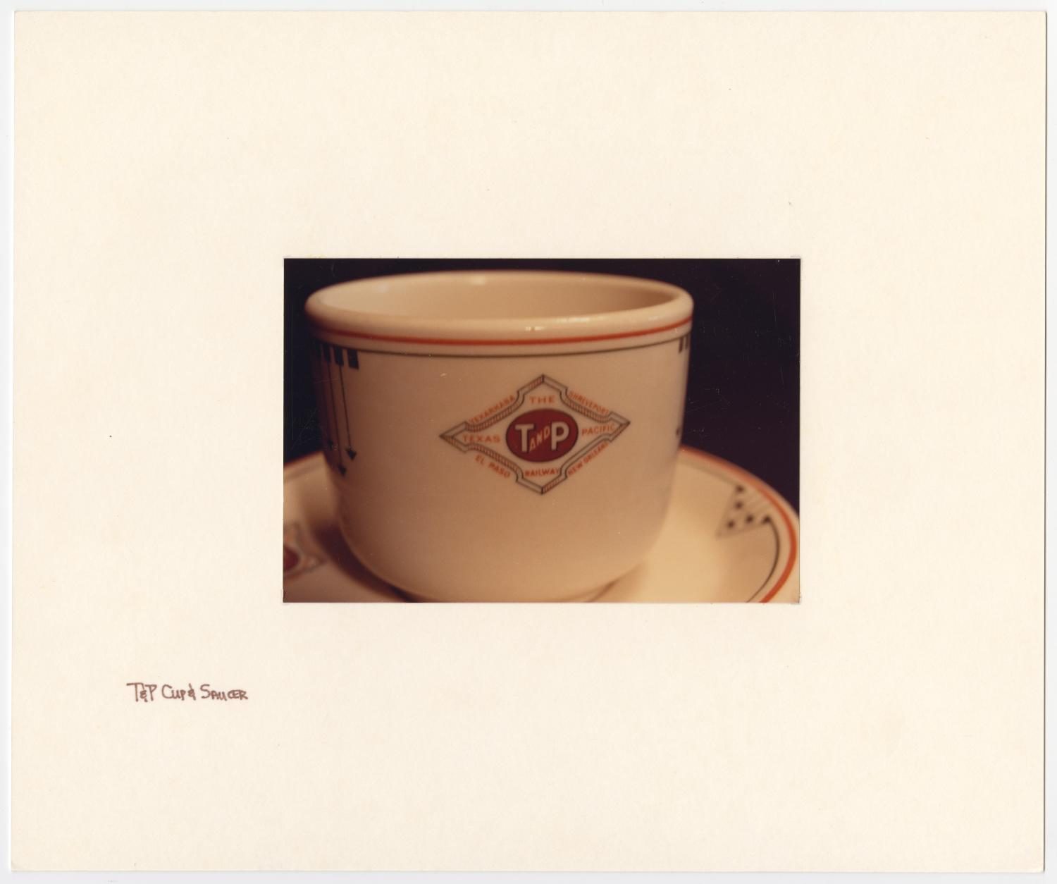 Teacup Stamped With Texas & Pacific Logo