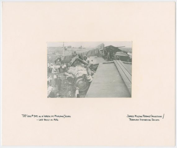 T&P Loco #349 in a Wreck