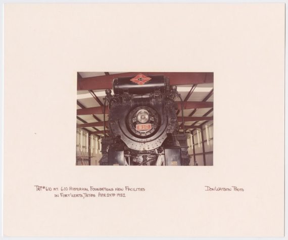 Front of Train #610 Engine