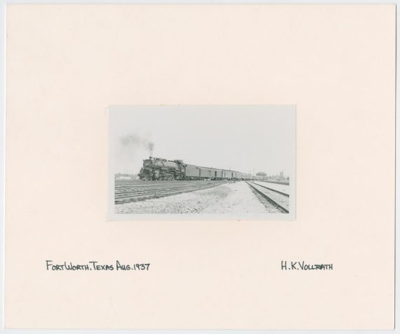 Train Engine #905 and Cars on Tracks