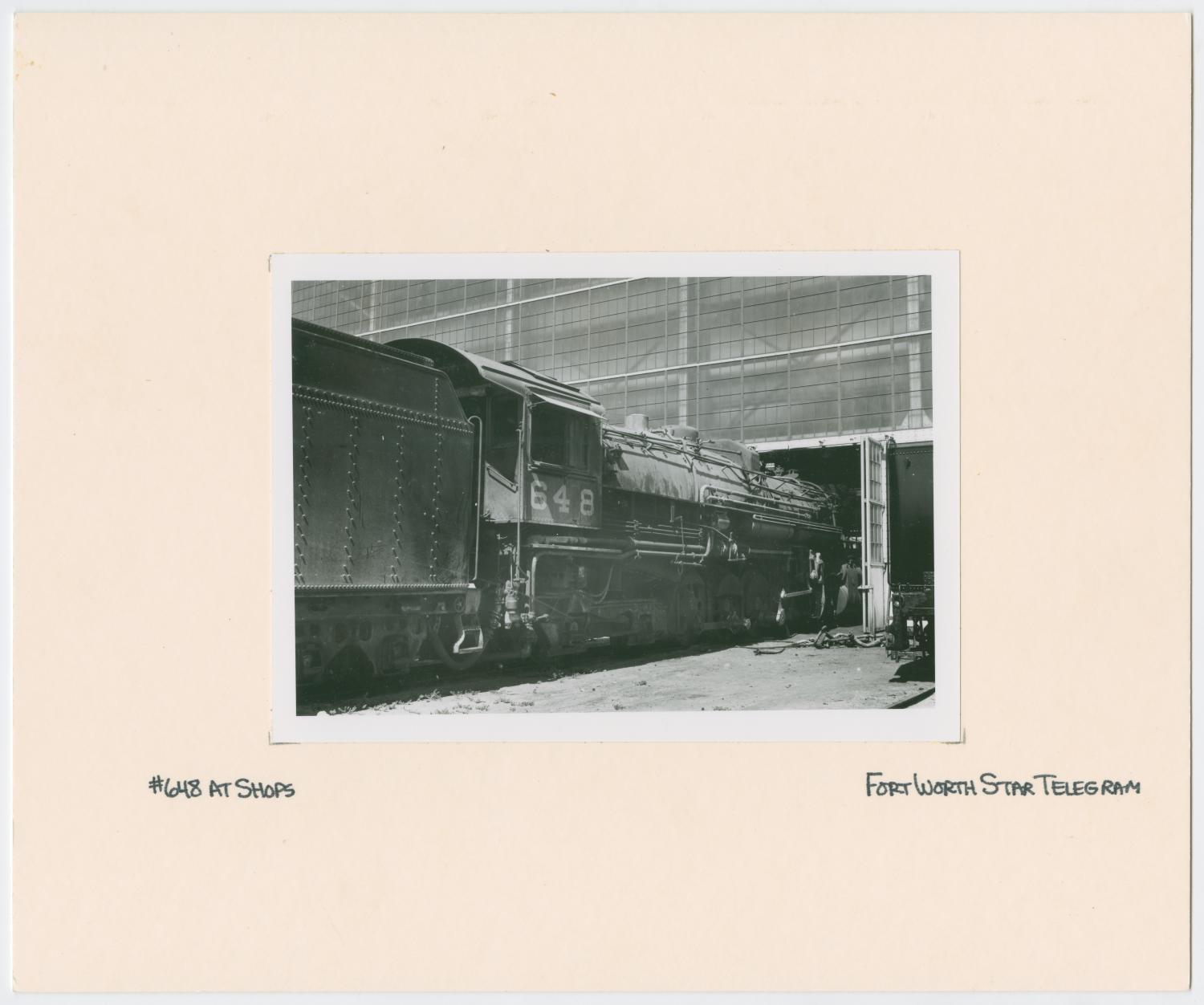 Train Engine #648 and Car