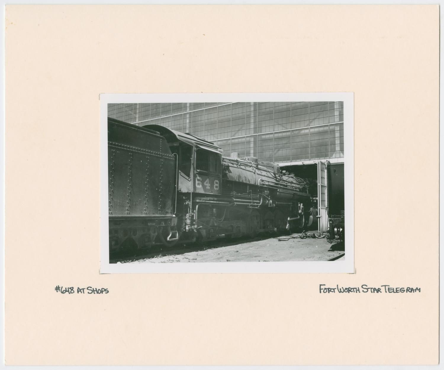Train Engine #648 and Car