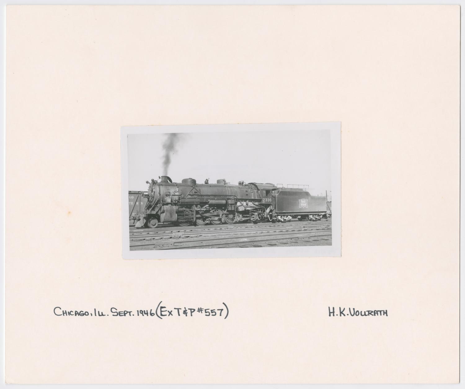 Train Engine #2316 and Car