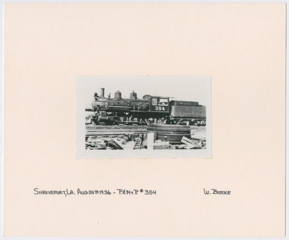 Train Engine #354 and Car - Shreveport, Louisiana
