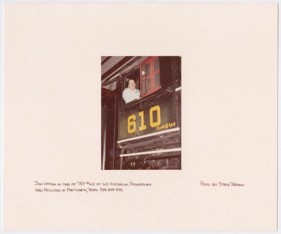 Don Watson on Train #610