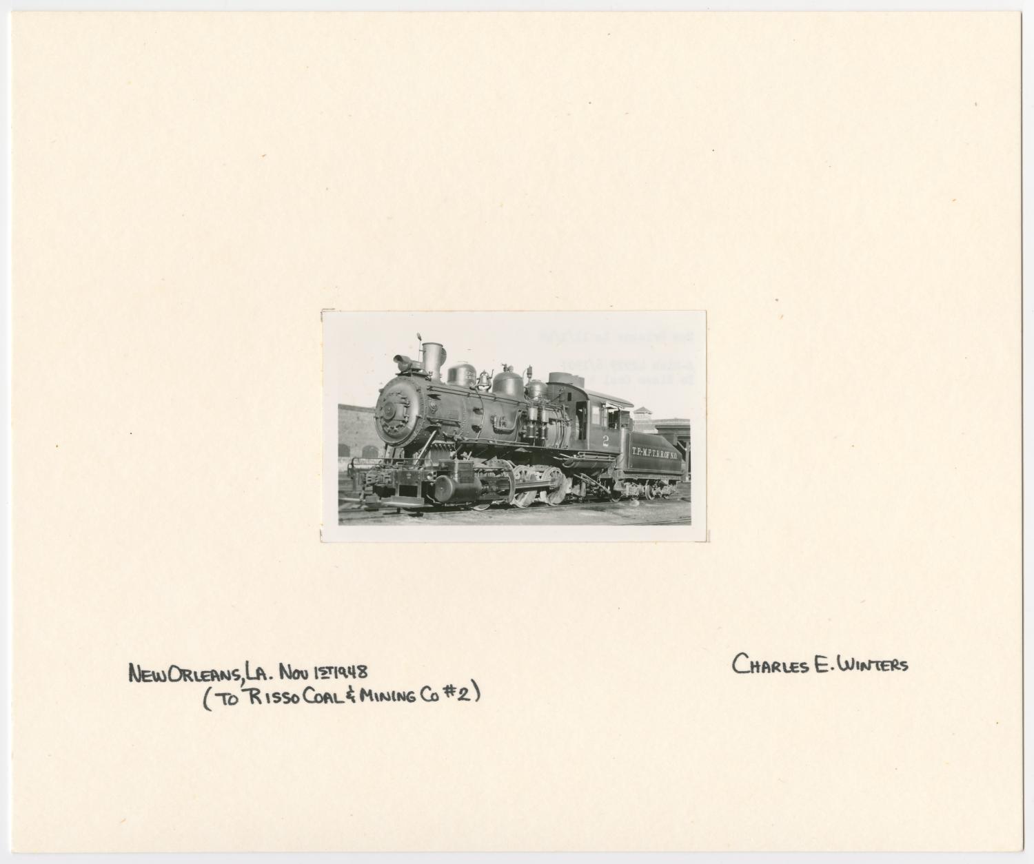 Train Engine #2 and Car - New Orleans