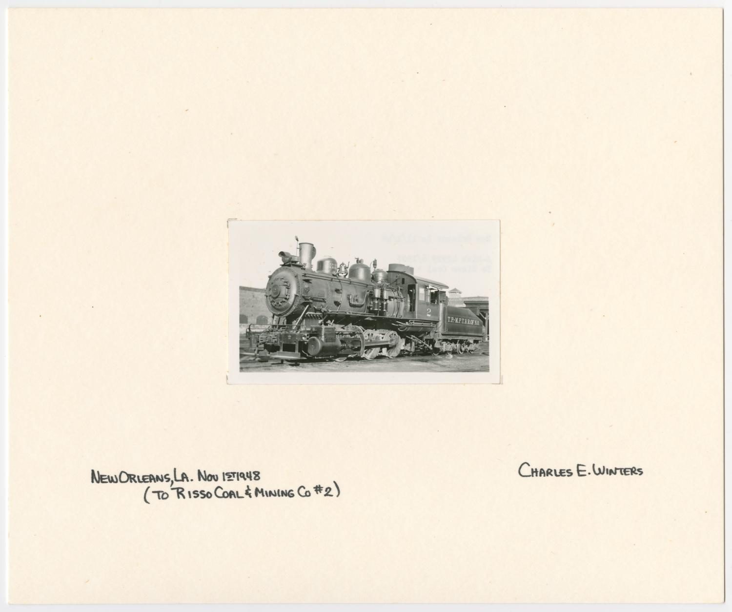 Train Engine #2 and Car - New Orleans