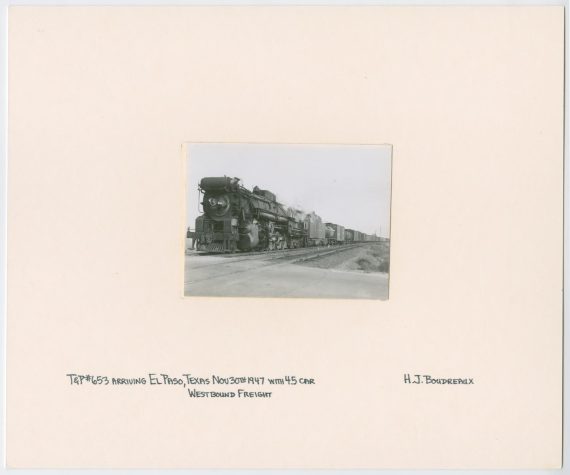 Train Engine #653 and Cars