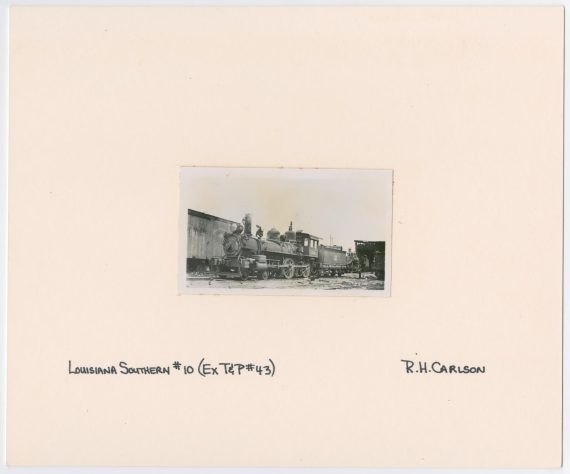 Louisiana Southern Train #10 in a Yard