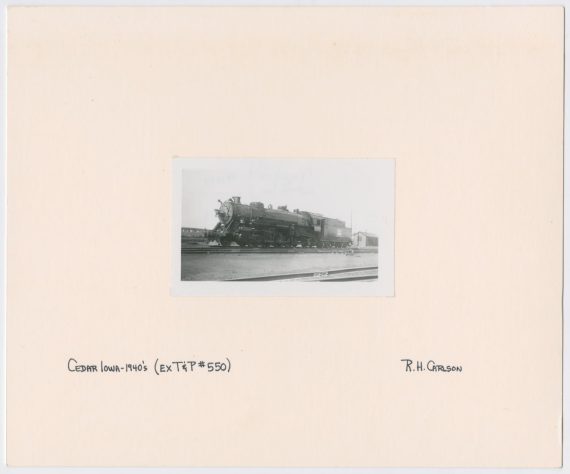 Train Engine and Car - Cedar, Iowa
