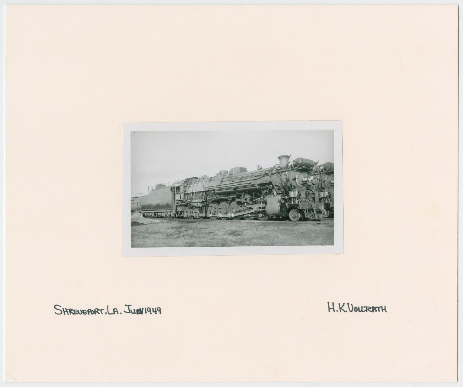 Train Engine #636 and Car - Shreveport, Louisiana