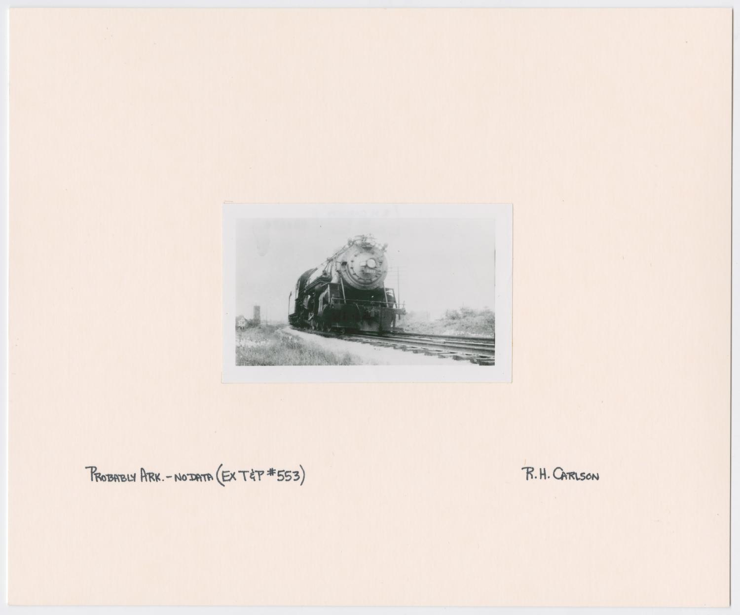 Train Engine on Tracks