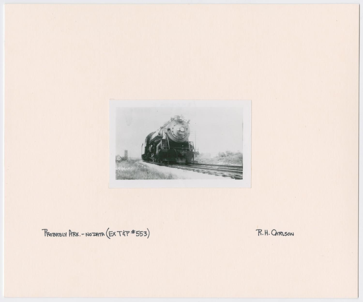 Train Engine on Tracks