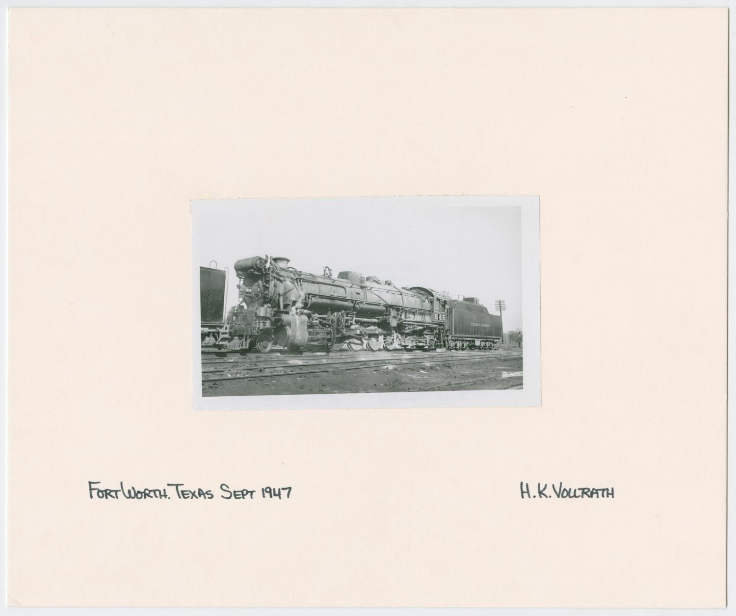 Train Engine #645 and Car