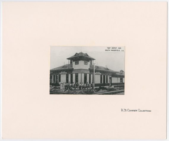 Train Depot in South Mansfield, Louisiana