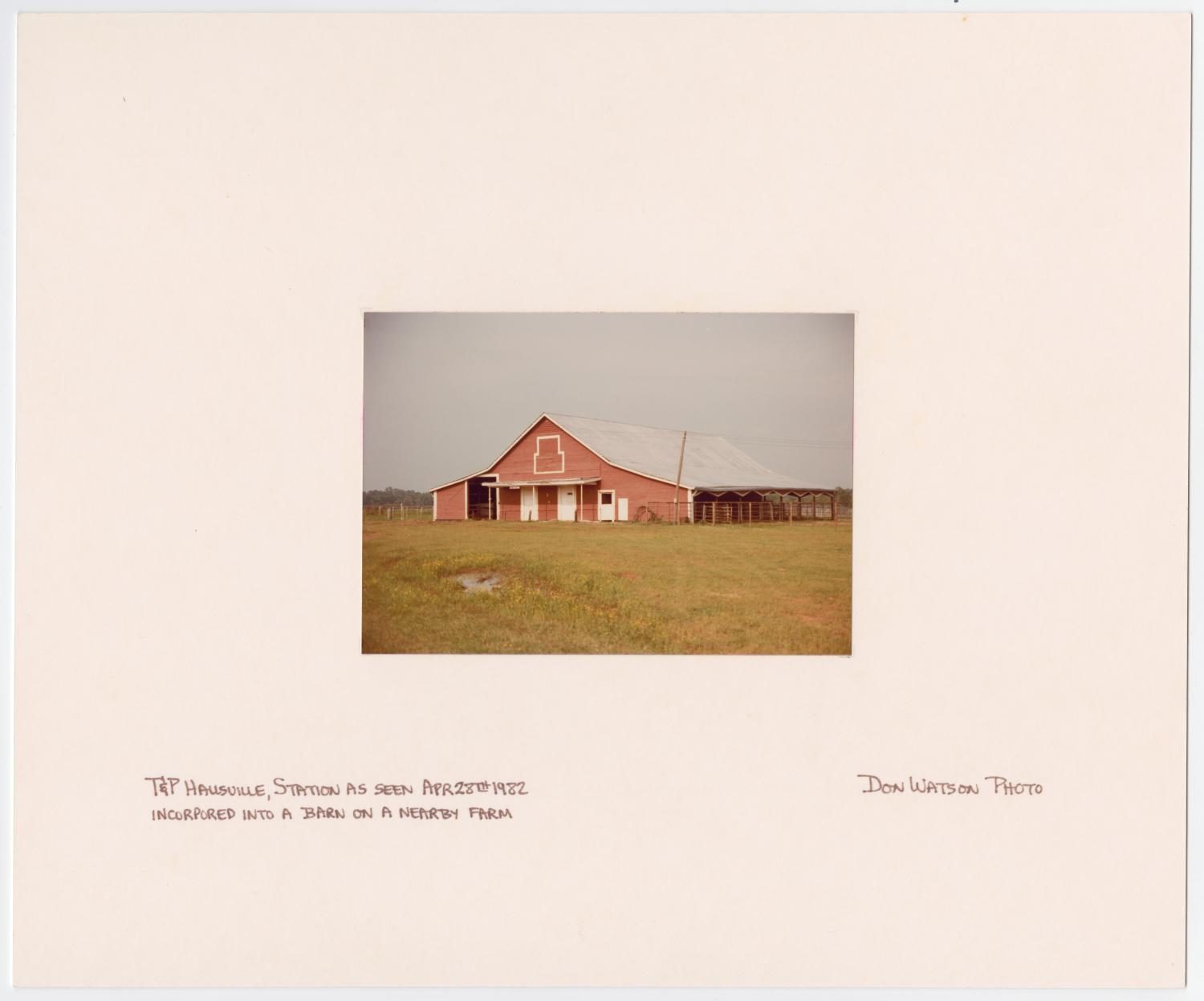 Train Depot in Hallsville, Texas