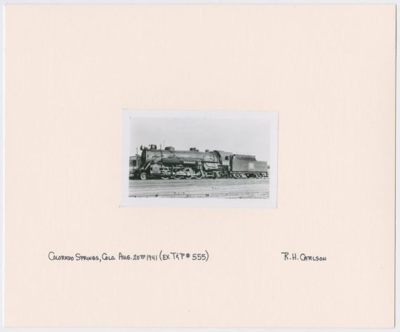 Train Engine #2314 and Car - Colorado Springs, Colorado