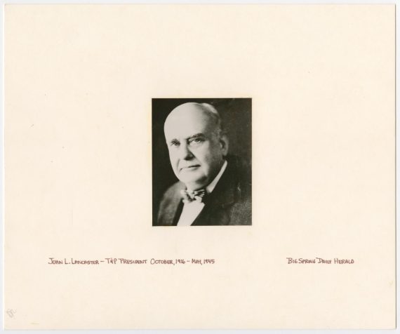 Portrait of John Lancaster