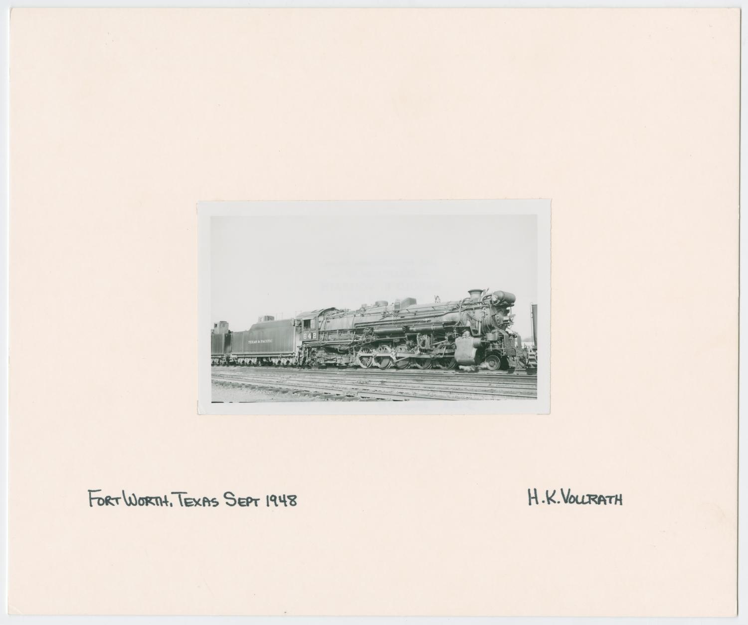 Train Engine #642 and Cars